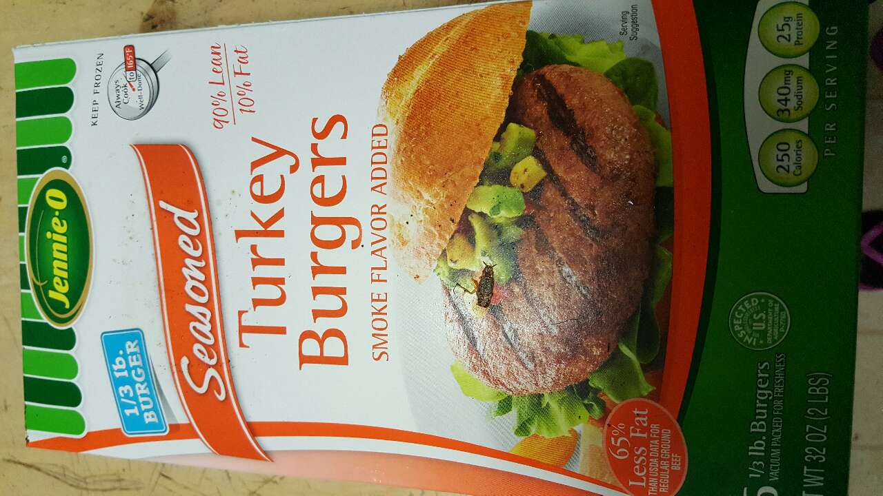 JennieO Seasoned Turkey Burgers Calories, Nutrition Analysis & More