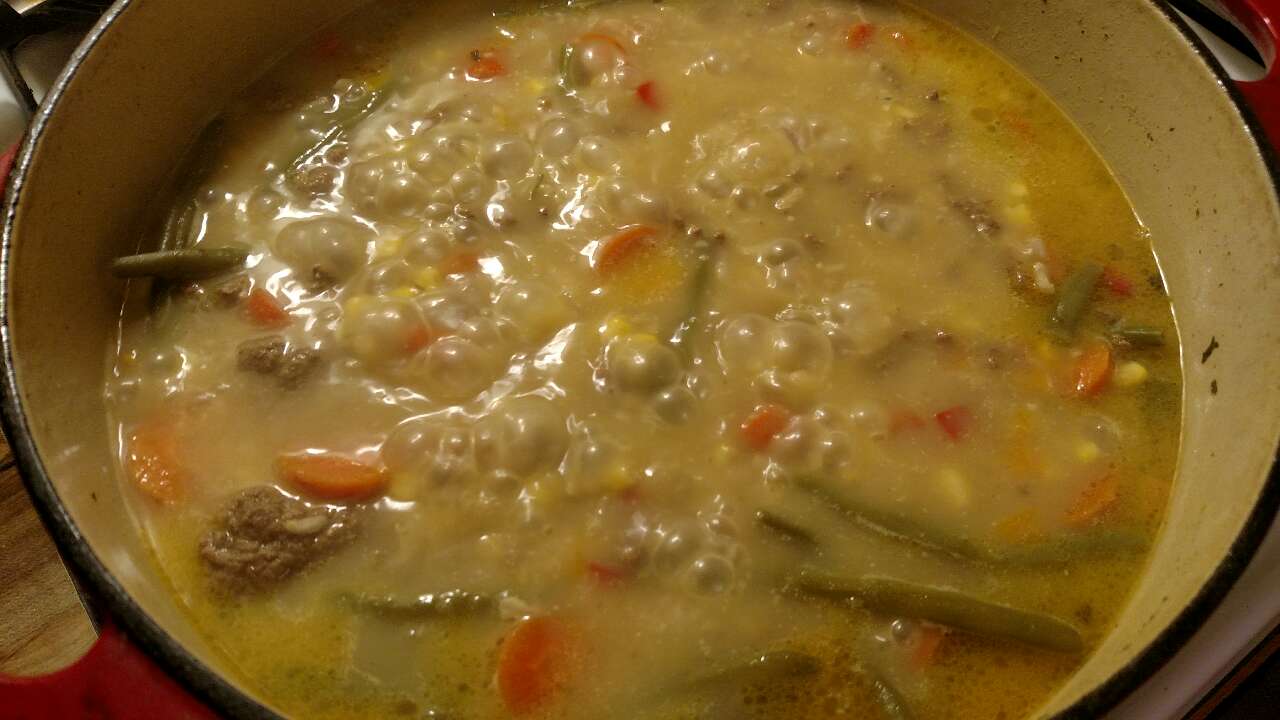 karencliffjump No beef broth to speak of, so improvised with chicken