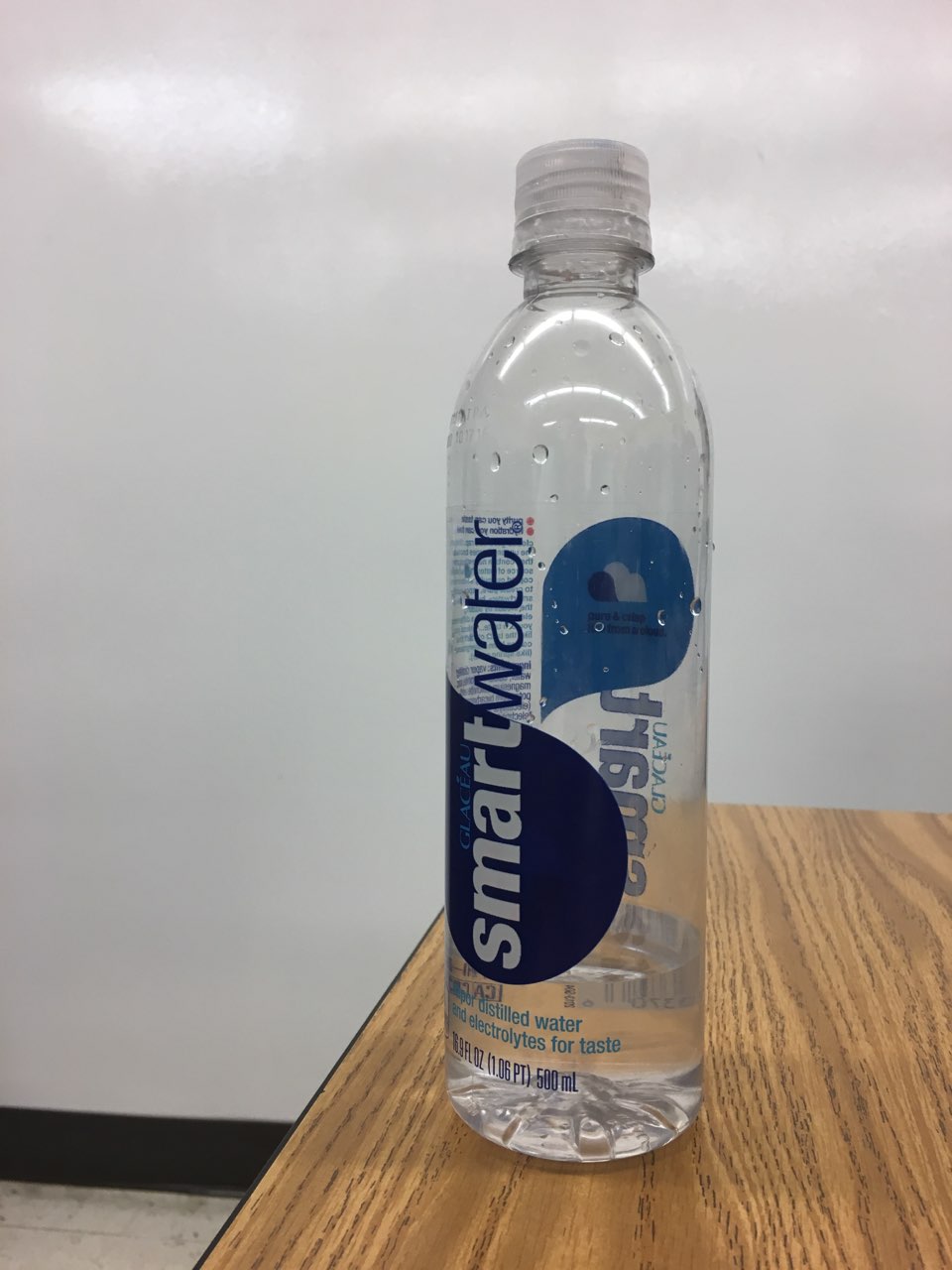 Glaceau Smartwater Smart Water Sparkling Calories, Nutrition Analysis