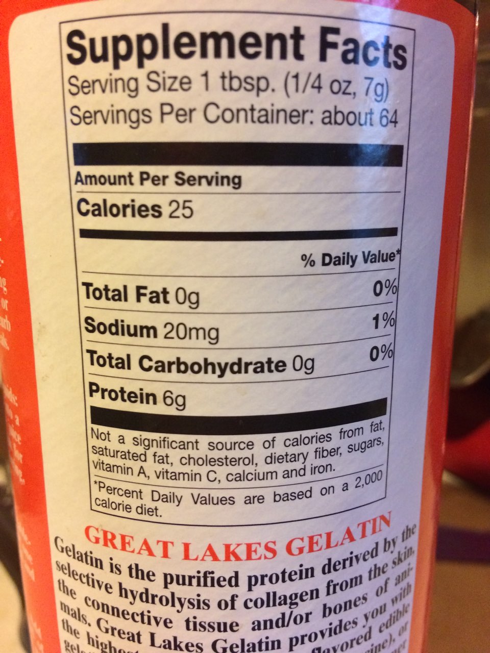 Great Lakes Unflavored Gelatin, Collagen Joint Care, Dietary Supplement