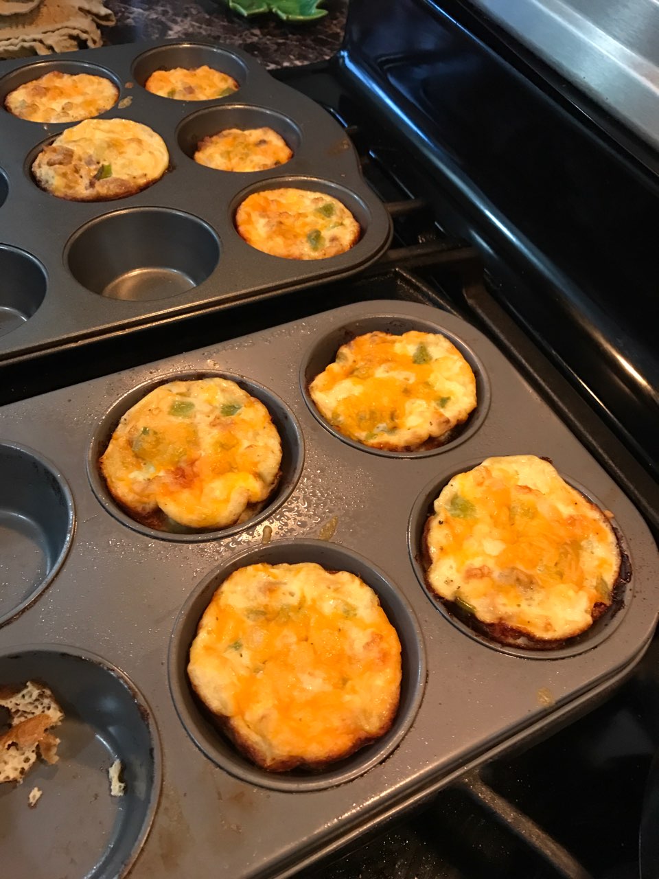 First time making frittata in a muffin tin. They are easy to make and