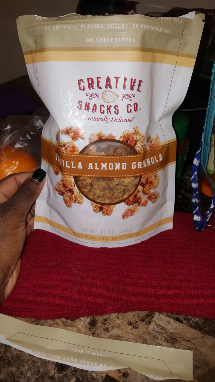 Creative Snacks Co Granola, Clusters, Vanilla Almond Calories