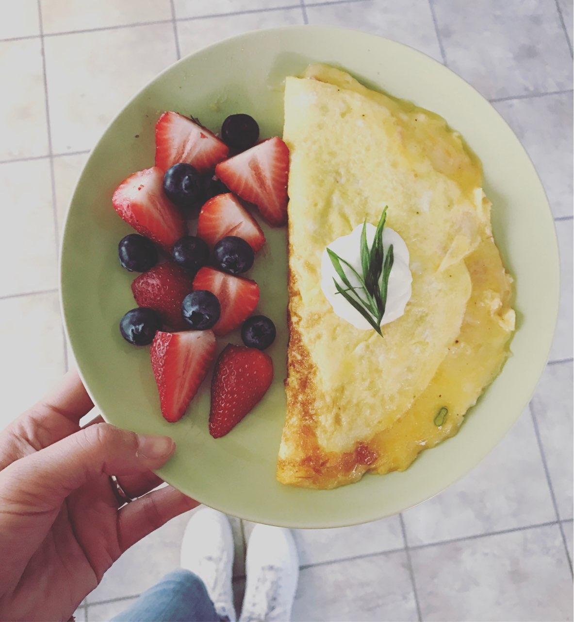 Healthy breakfasts make me even happier when it looks pretty too