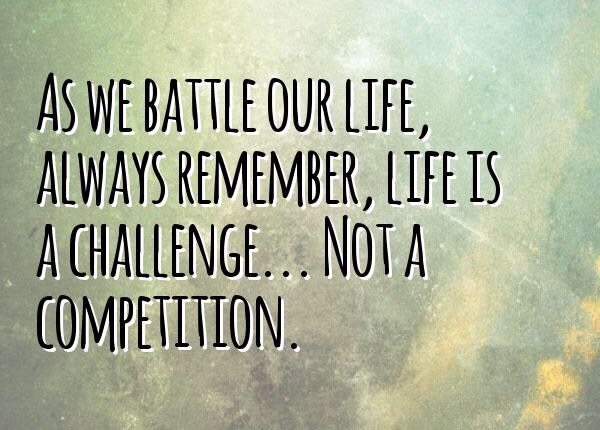 Compare Yourself Only To Who You Were Yesterday Be Your Own Competition Fooducate Diet Motivation