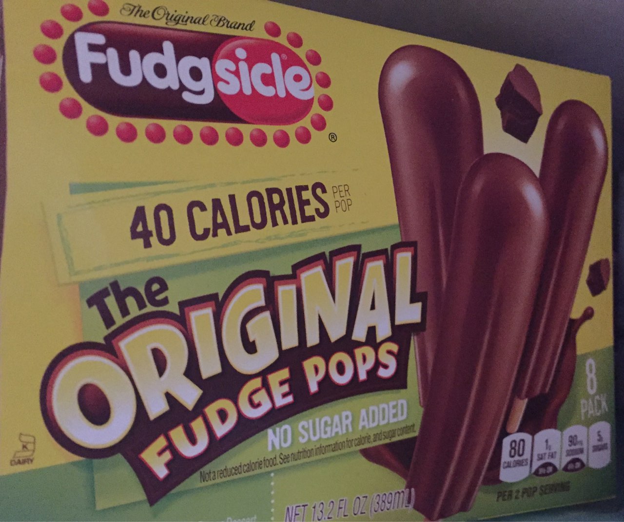 Fudgsicle The Original Fudge Pops Calories, Nutrition Analysis & More