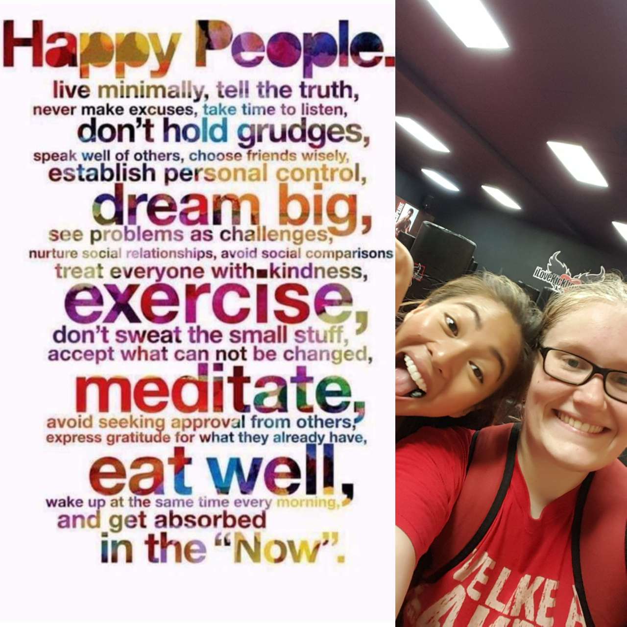 Happy Wednesday! After kickboxing this evening one of my friends shared  these words of wisdom and I thought I'd pass them along. Hope everyo... |  Fooducate Diet Motivation, image size:1280x1280