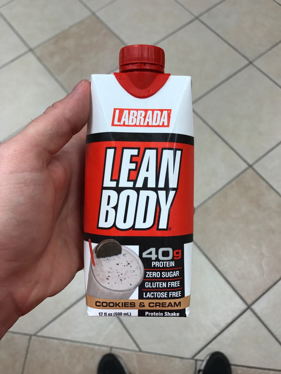 Lean Body Protein Shake, Cookies & Cream Calories, Nutrition Analysis