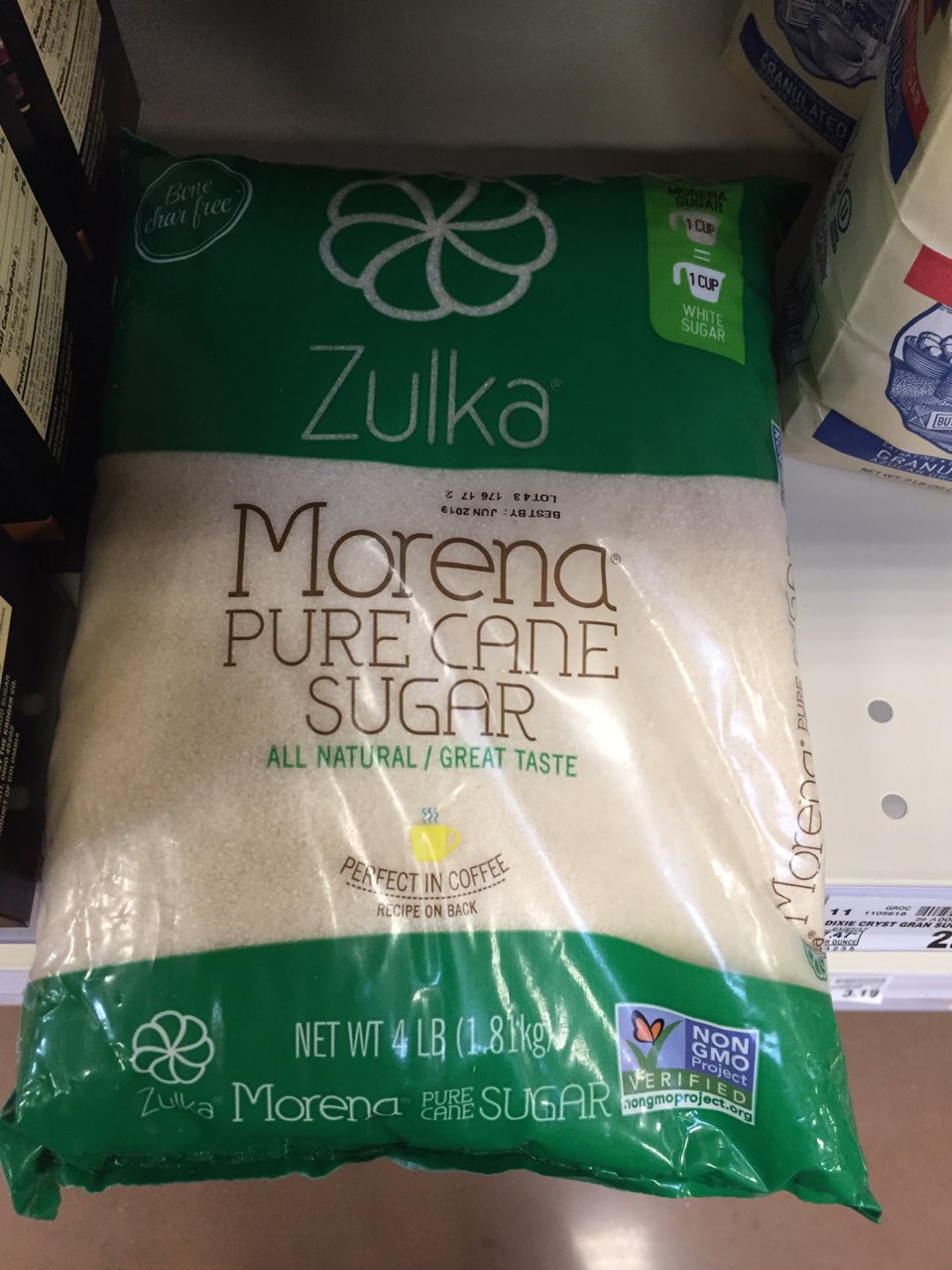 Zulka Pure Cane Sugar, Morena Calories, Nutrition Analysis & More Fooducate
