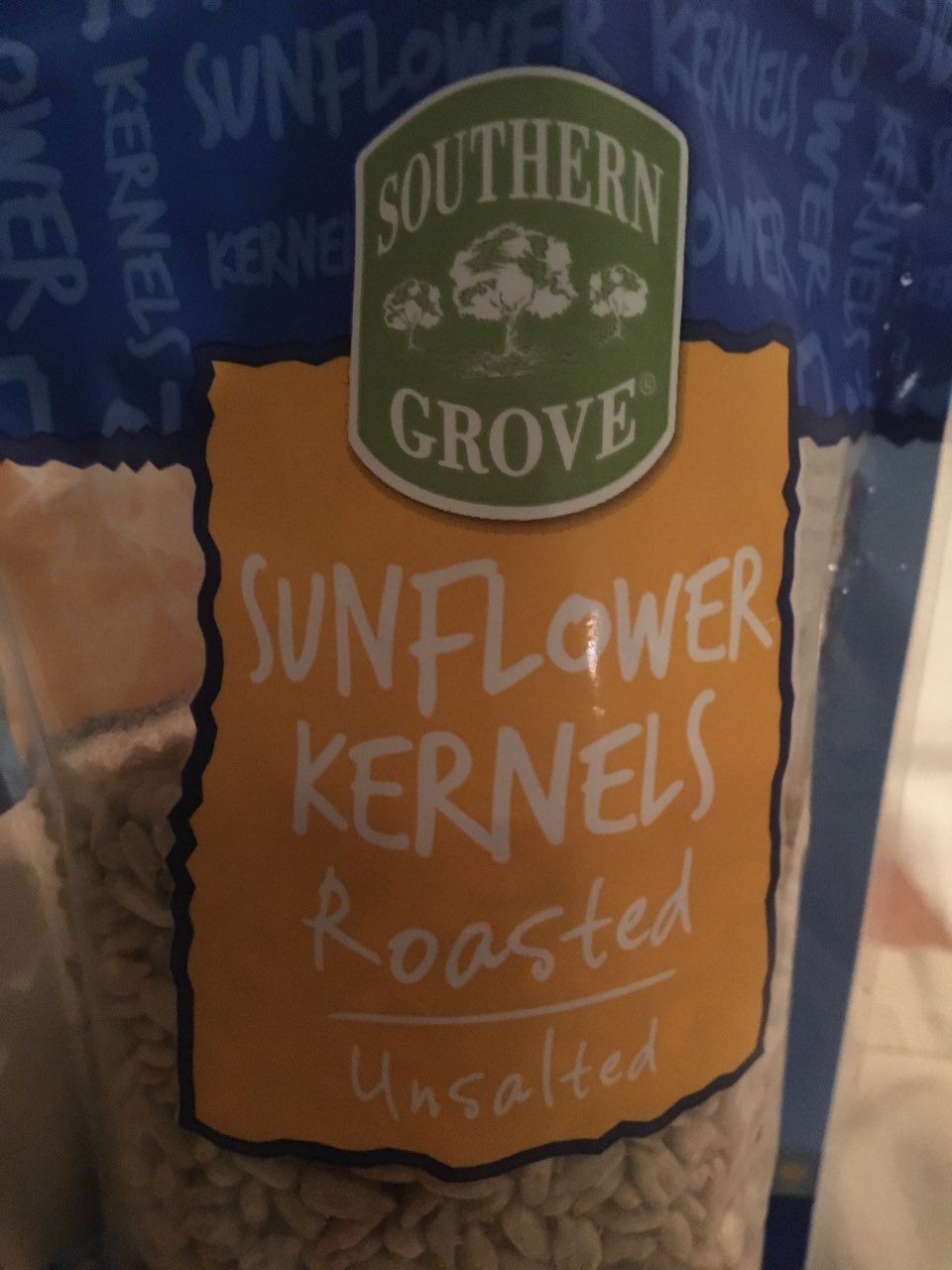 Southern Grove Roasted & Unsalted Sunflower Kernels Calories