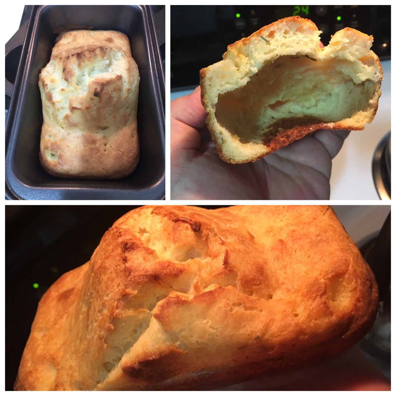 My popovers still aren't popping. Maybe 400 isn't hot enough?? Fooducate Diet Motivation