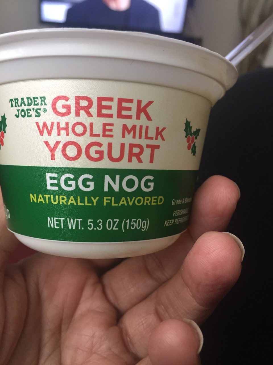 Trader Joe's Organic, Whole Milk Yogurt, Plain Calories, Nutrition