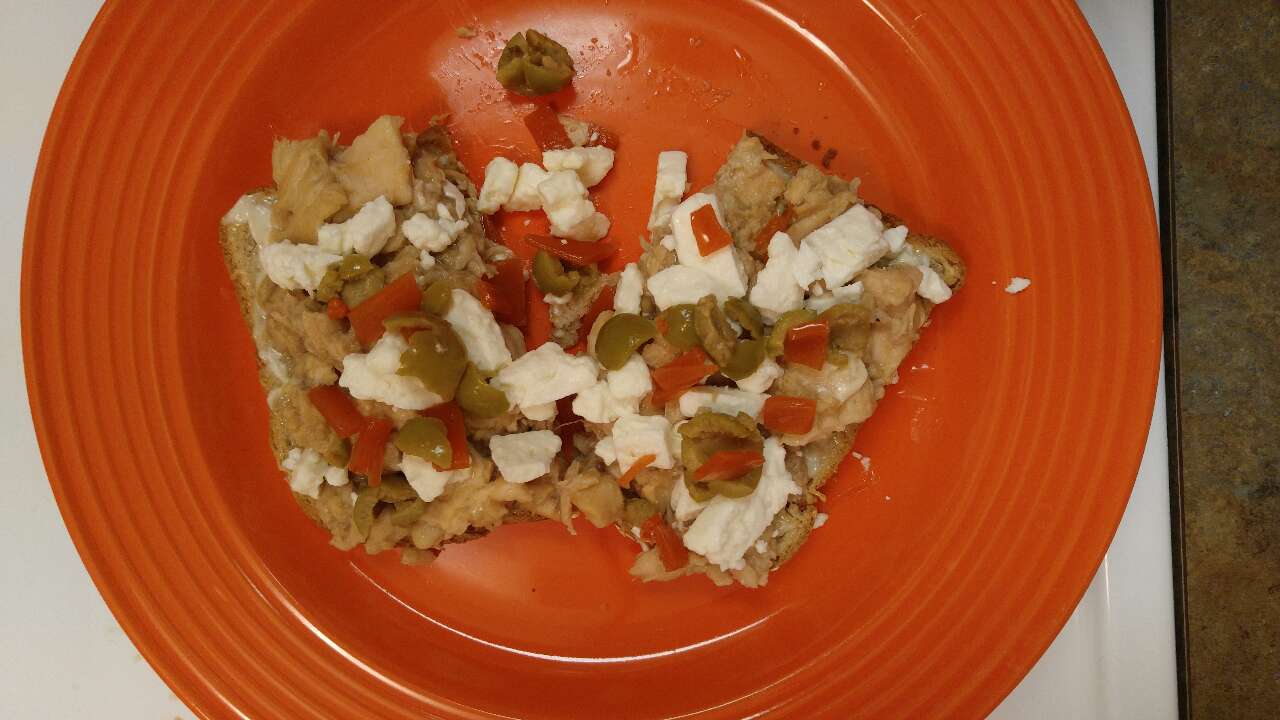 Oat Nut toast, chicken breast diced cooked in BRAGGS LIQUID AMINO ACIDS