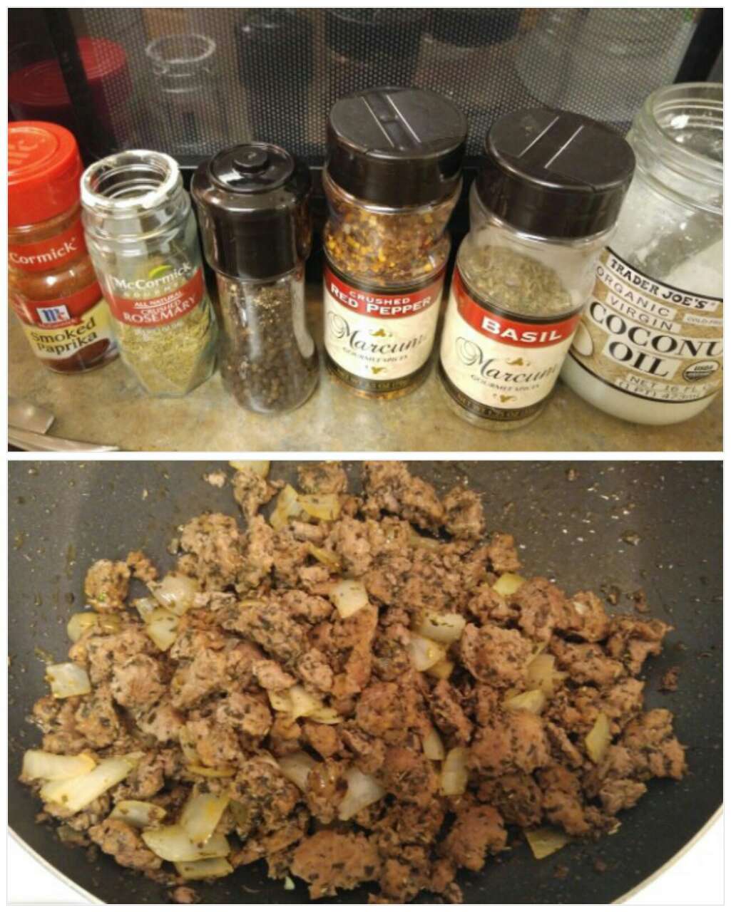 Meal prep for the week Ground lamb gently cooked in an array of spices