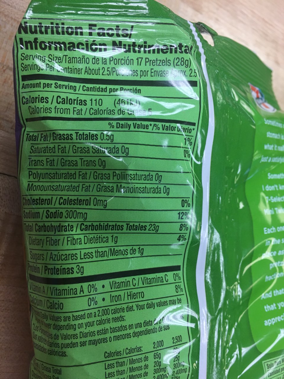 7 Select Mini Twists Pretzels Calories, Nutrition Analysis & More