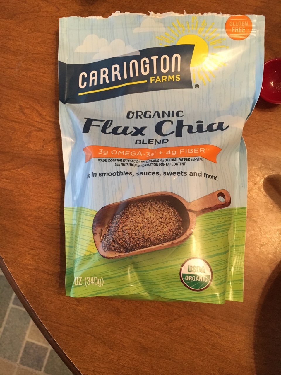 Carrington Farms Flax Chia Blend Granules Calories, Nutrition Analysis