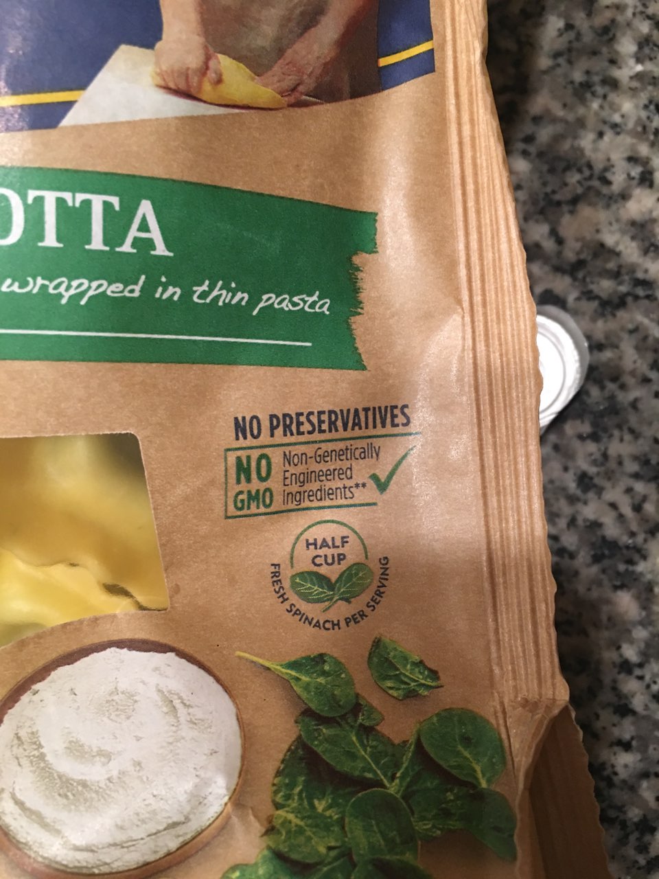 Giovanni Rana Rana Spinach And Ricotta Ravioli Calories, Nutrition