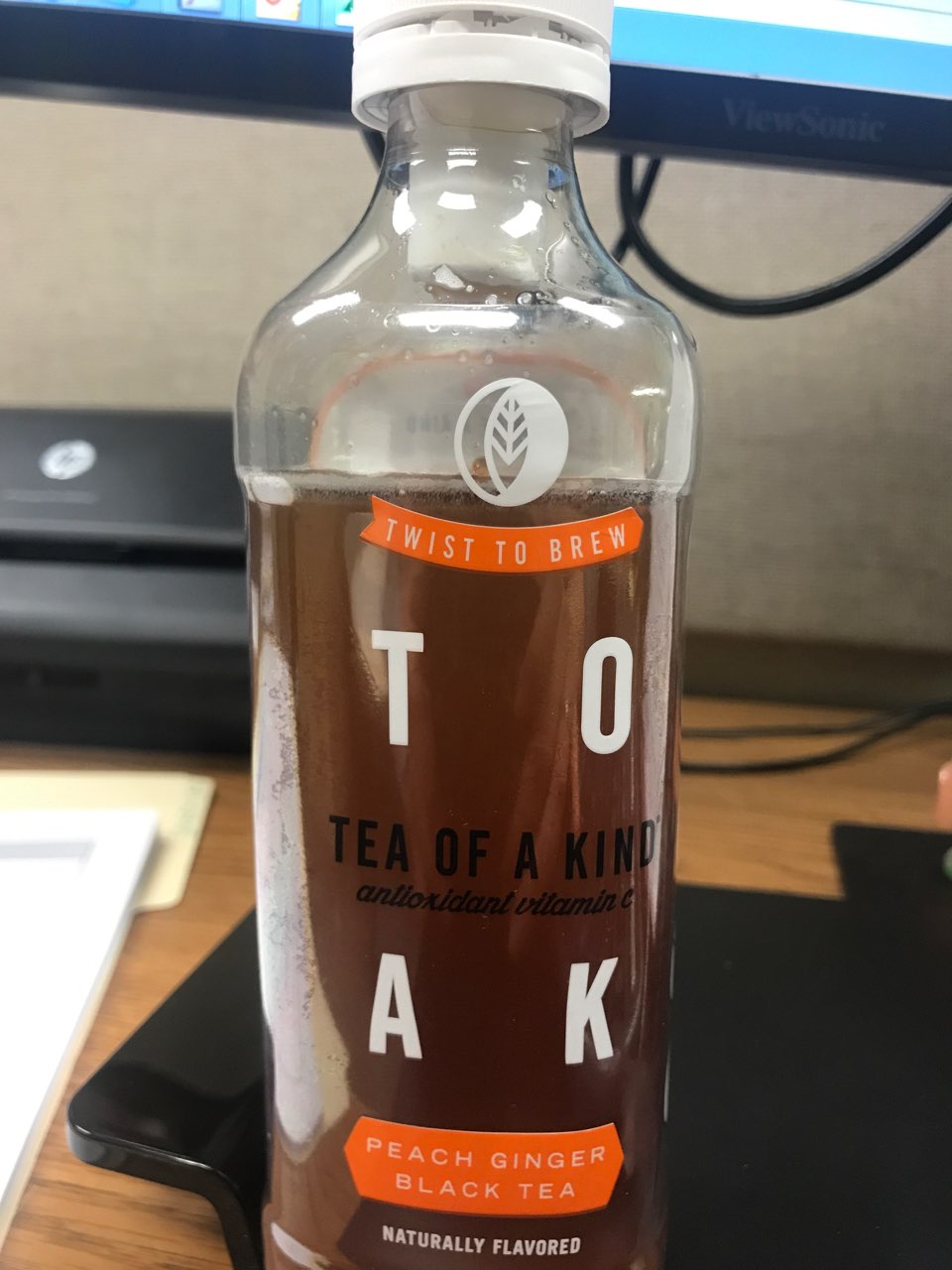 Tea Of A Kind Brewed Peach Ginger Black Tea Calories, Nutrition