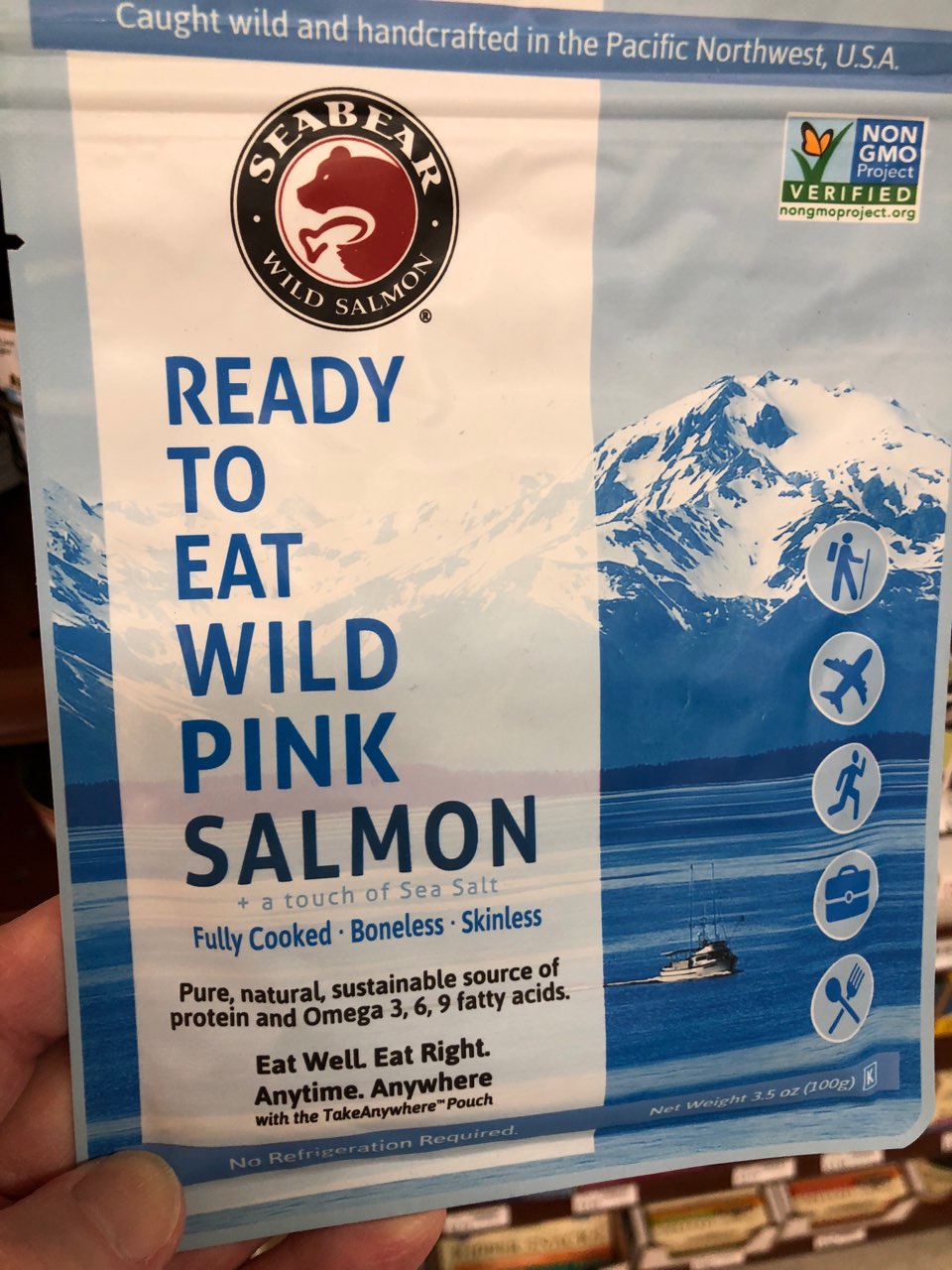 Sea Bear Wild Salmon, Pink Salmon With A Touch Of Sea Salt Calories