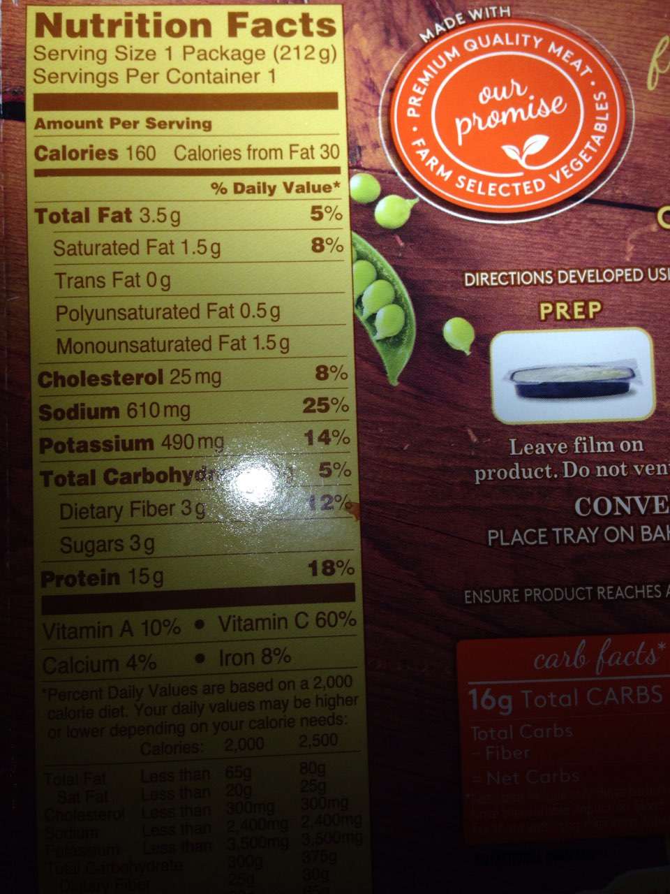 Lean Cuisine Steak Portabella Calories, Nutrition Analysis & More Fooducate