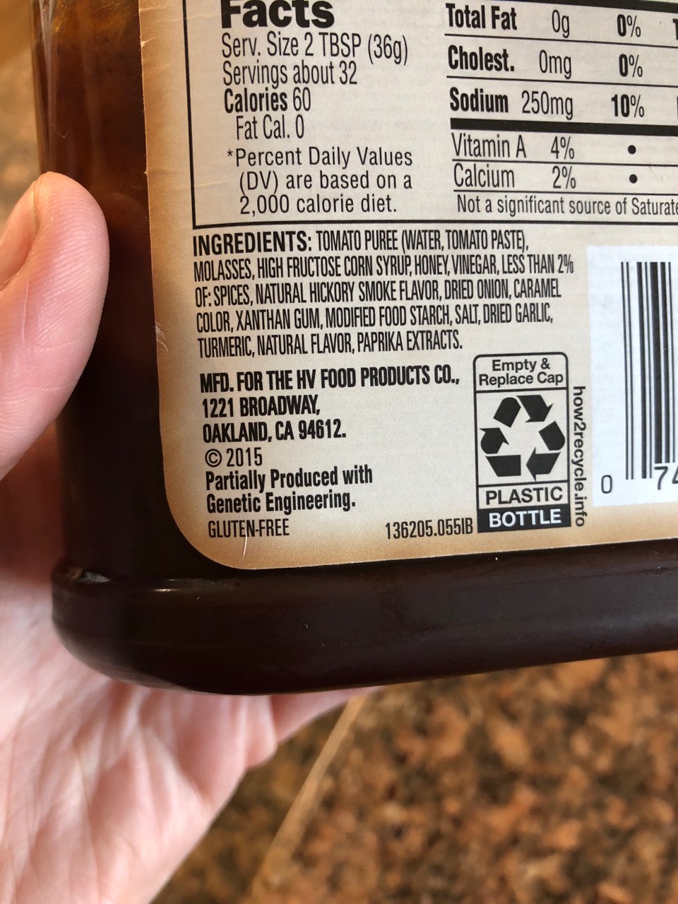 KC Masterpiece Barbecue Sauce, Original Calories, Nutrition Analysis