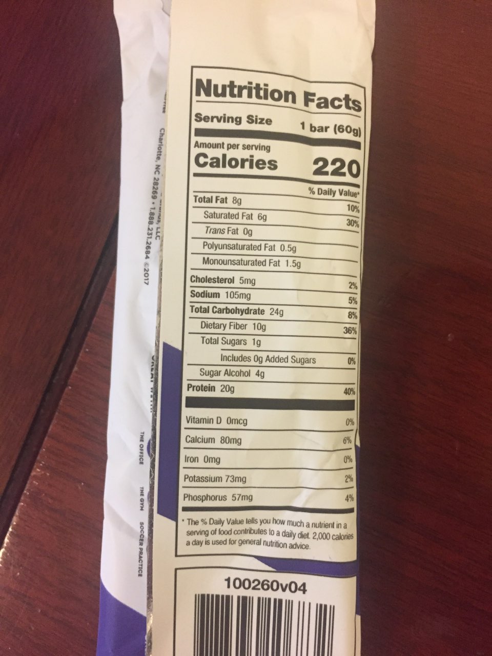 One Bar, Blueberry Cobbler Calories, Nutrition Analysis & More Fooducate