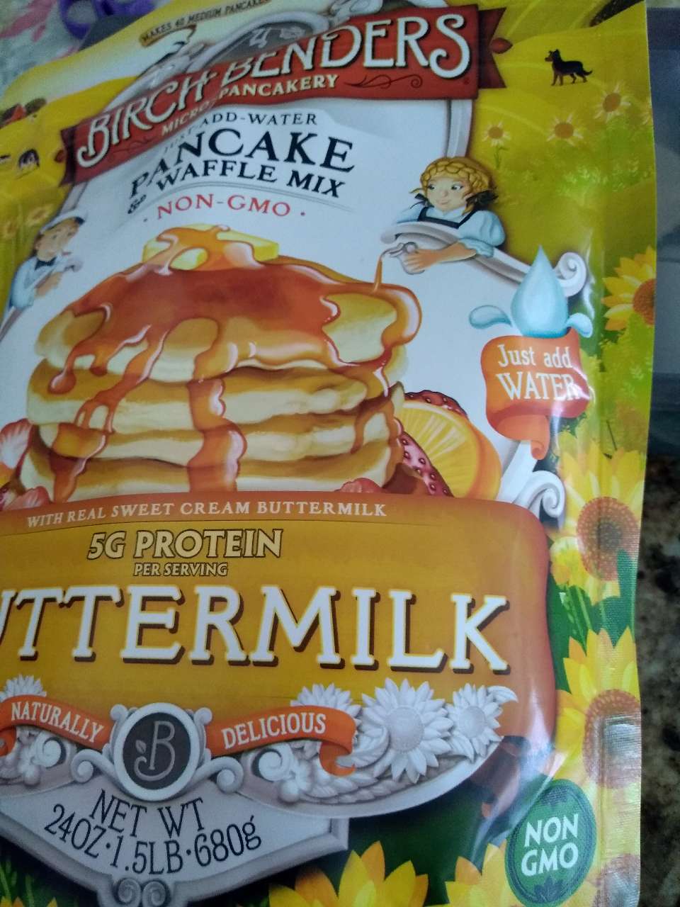 Birch Benders Pancake And Waffle Mix, Buttermilk Calories, Nutrition