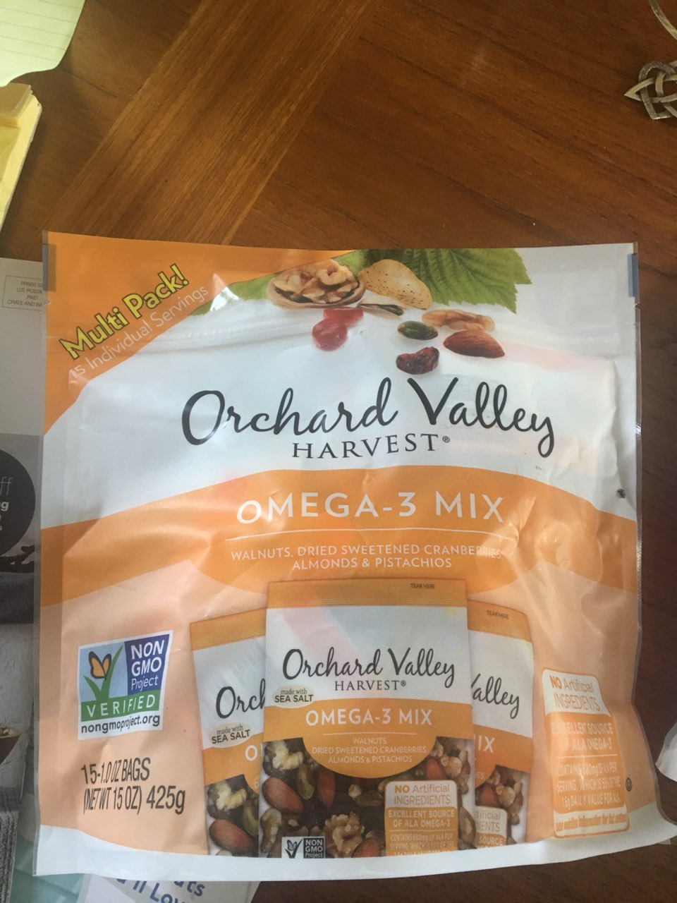 Orchard Valley Harvest Omega3 Mix Calories, Nutrition Analysis & More