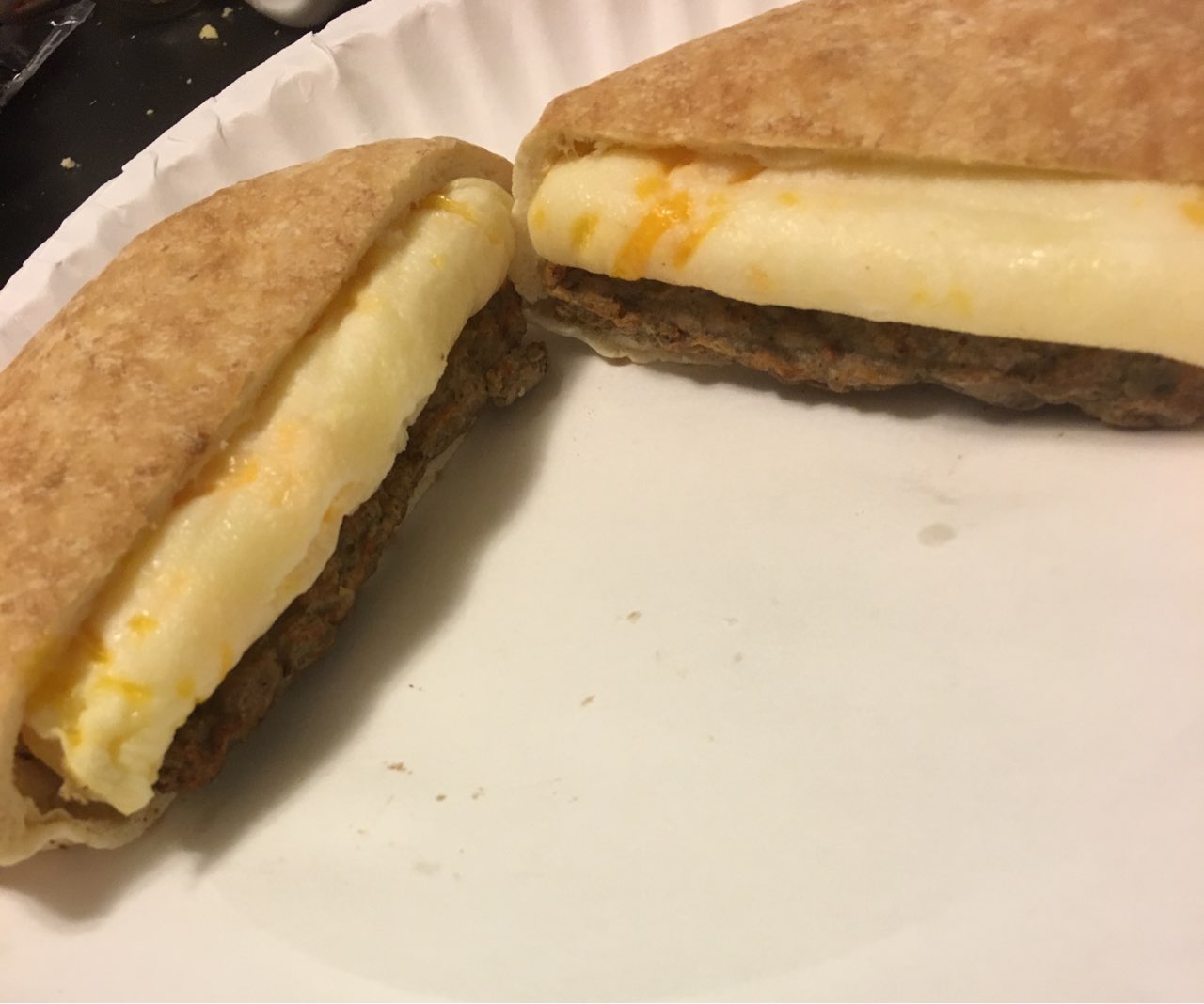 Sandwich Bros Of Wisconsin Egg White And Turkey Sausage, Flatbread