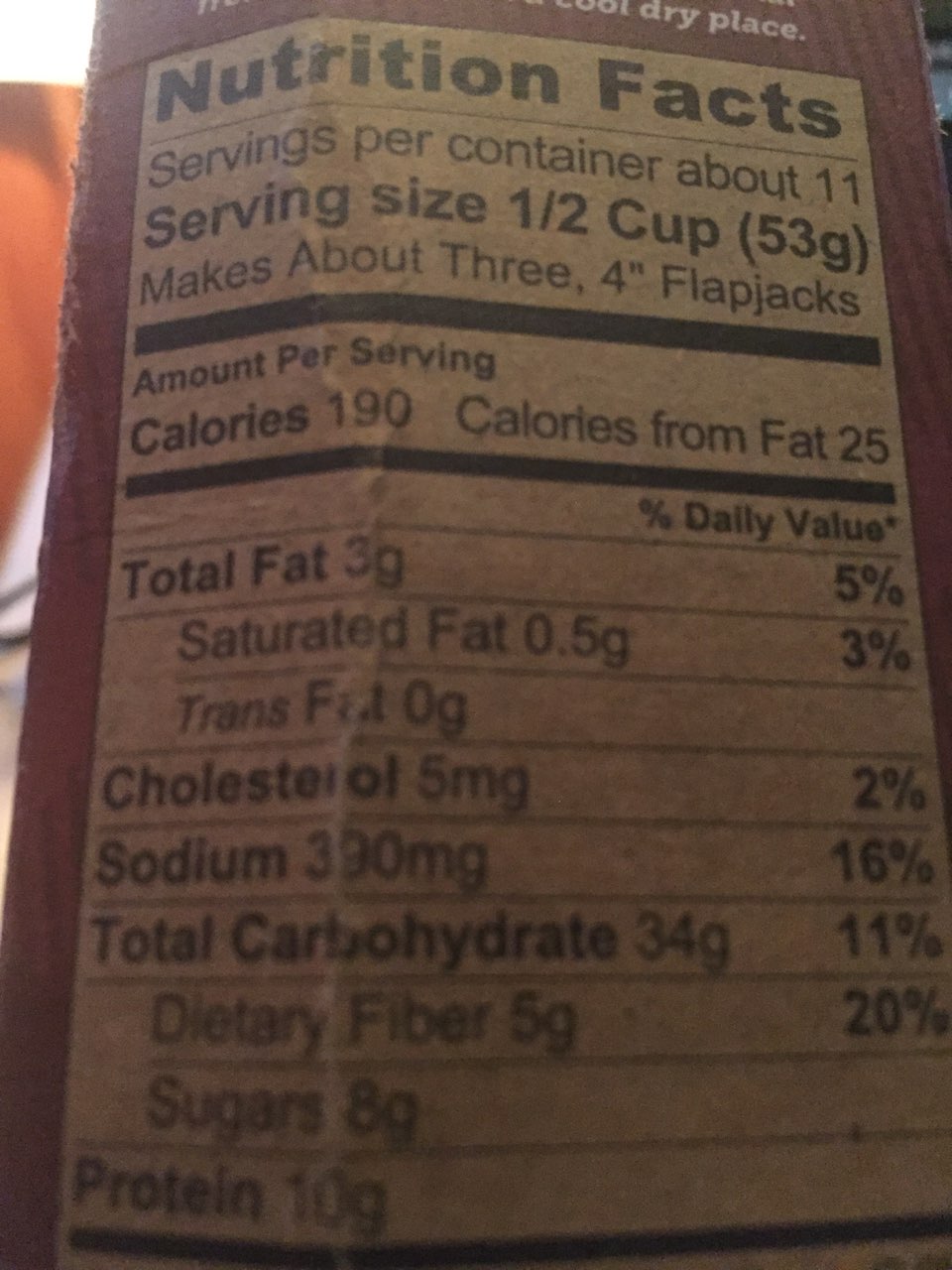 Kodiak Cakes Super Foods Flapjack And Waffle Mix Calories, Nutrition