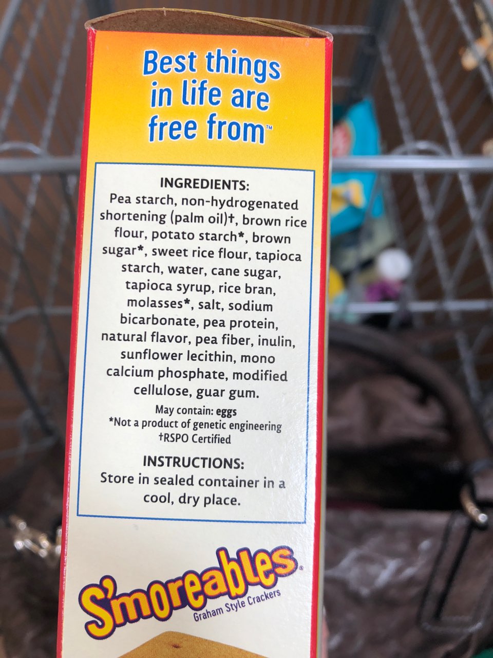 Kinnikinnick Foods Crackers, S'moreables, Graham Style Calories
