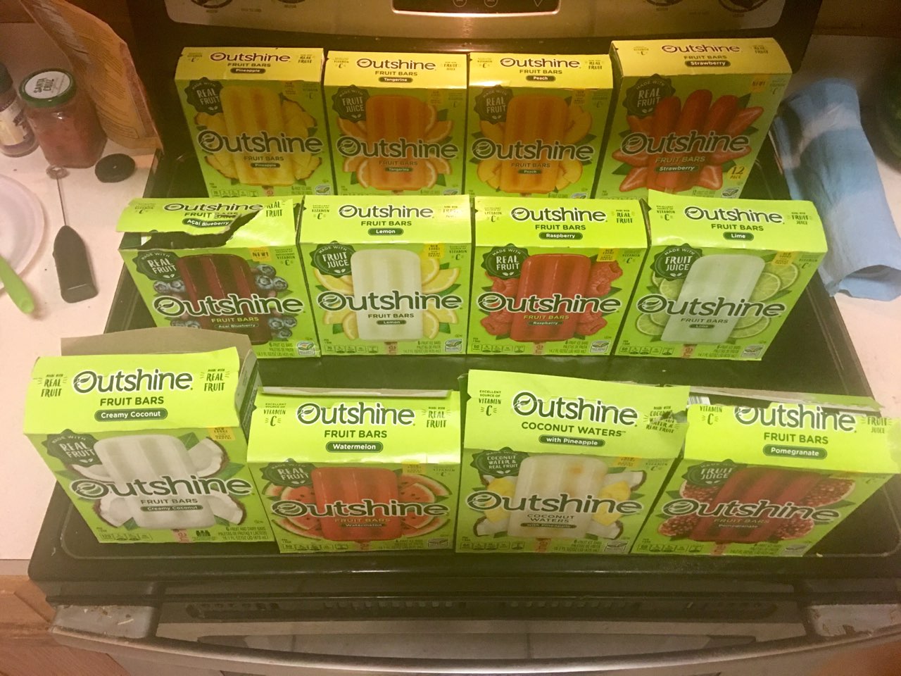 Edy's Outshine Outshine, Creamy Coconut Fruit Bars Calories, Nutrition