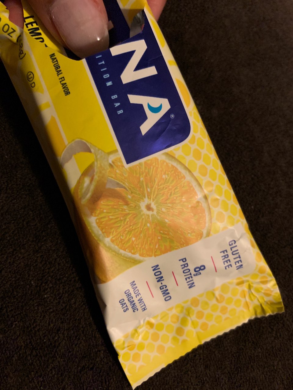 Luna Lemon Zest, Whole Nutrition Bar For Women Calories, Nutrition