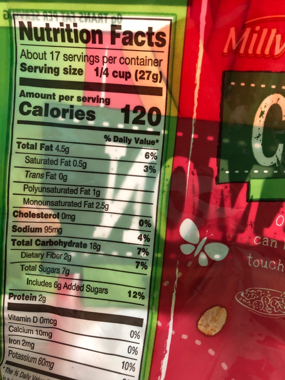 Millville Granola Crunch, Cinnamon Calories, Nutrition Analysis & More