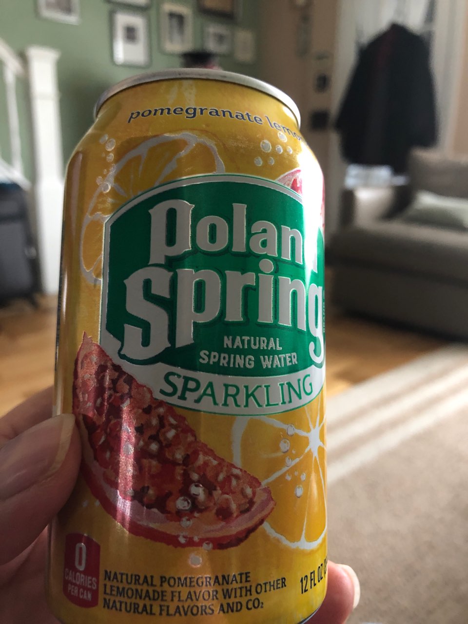 Poland Spring Sparkling Spring Water, Pomegranate Lemonade Calories