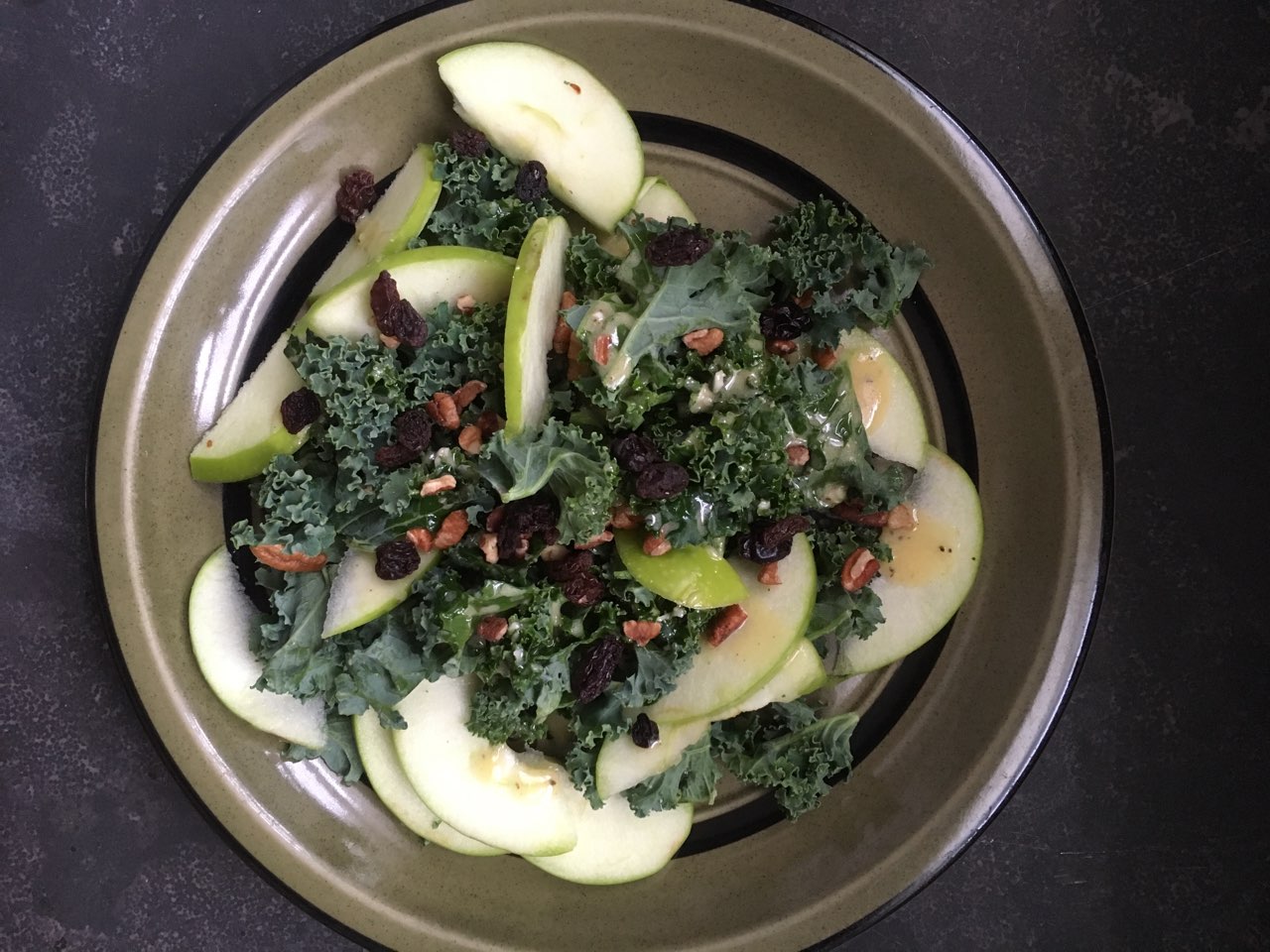 apple dijon kale salad Directions, calories, nutrition & more Fooducate