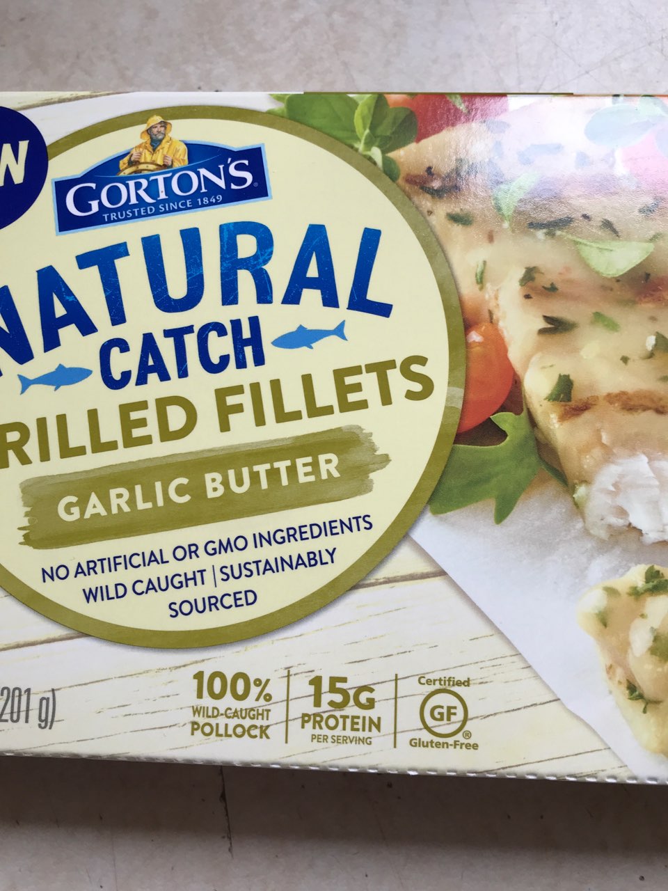Gorton's Fish Fillets, Garlic Butter: Calories, Nutrition Analysis ...