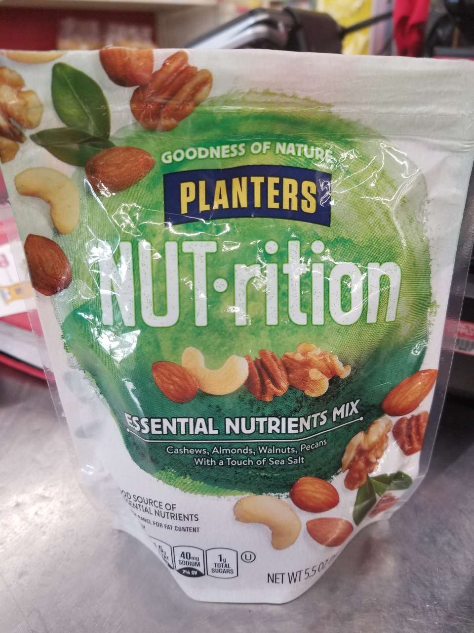 Planters NUTrition, Heart Healthy Mix Calories, Nutrition Analysis