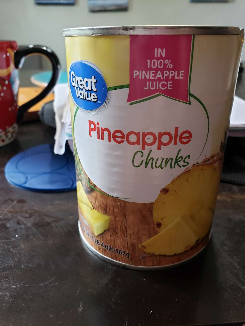 Great Value Pineapple Chunks Calories, Nutrition Analysis & More