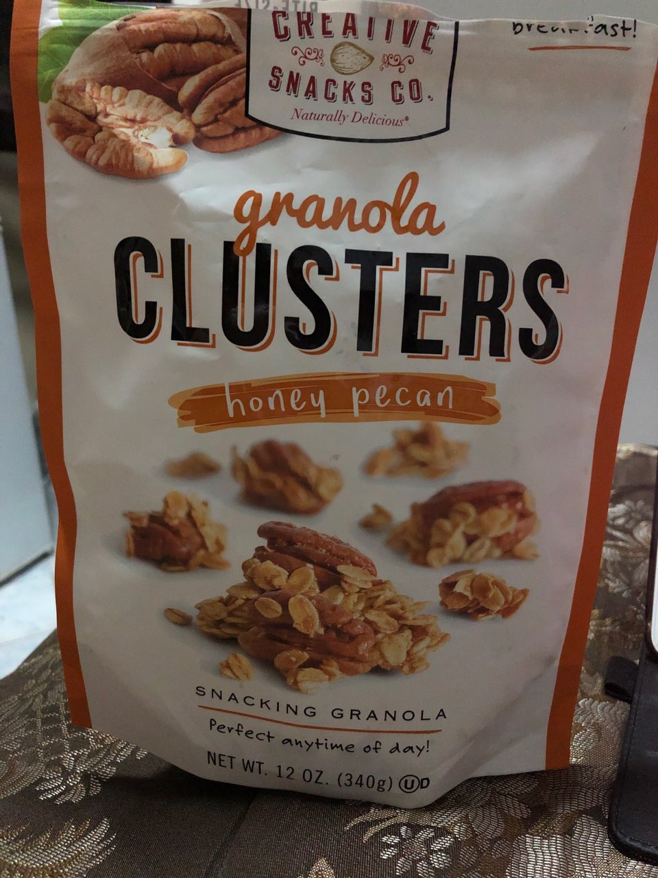 Creative Snacks Co Honey Pecan Granola Calories, Nutrition Analysis