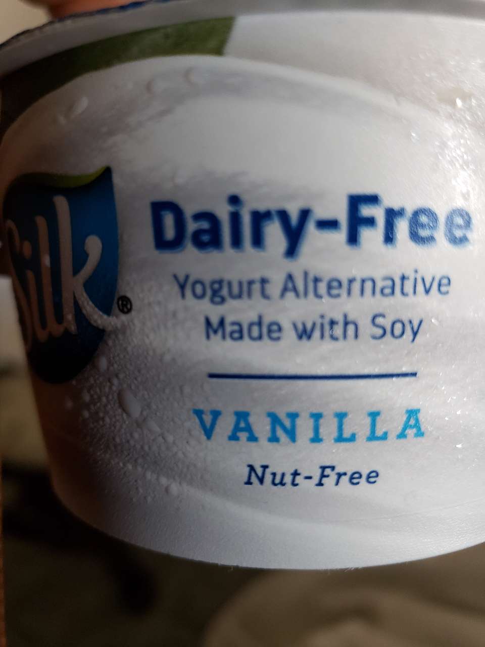 Silk DairyFree Yogurt Alternative, Vanilla Calories, Nutrition