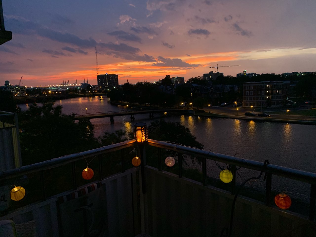Beautiful Sunset Balcony Homedecorations