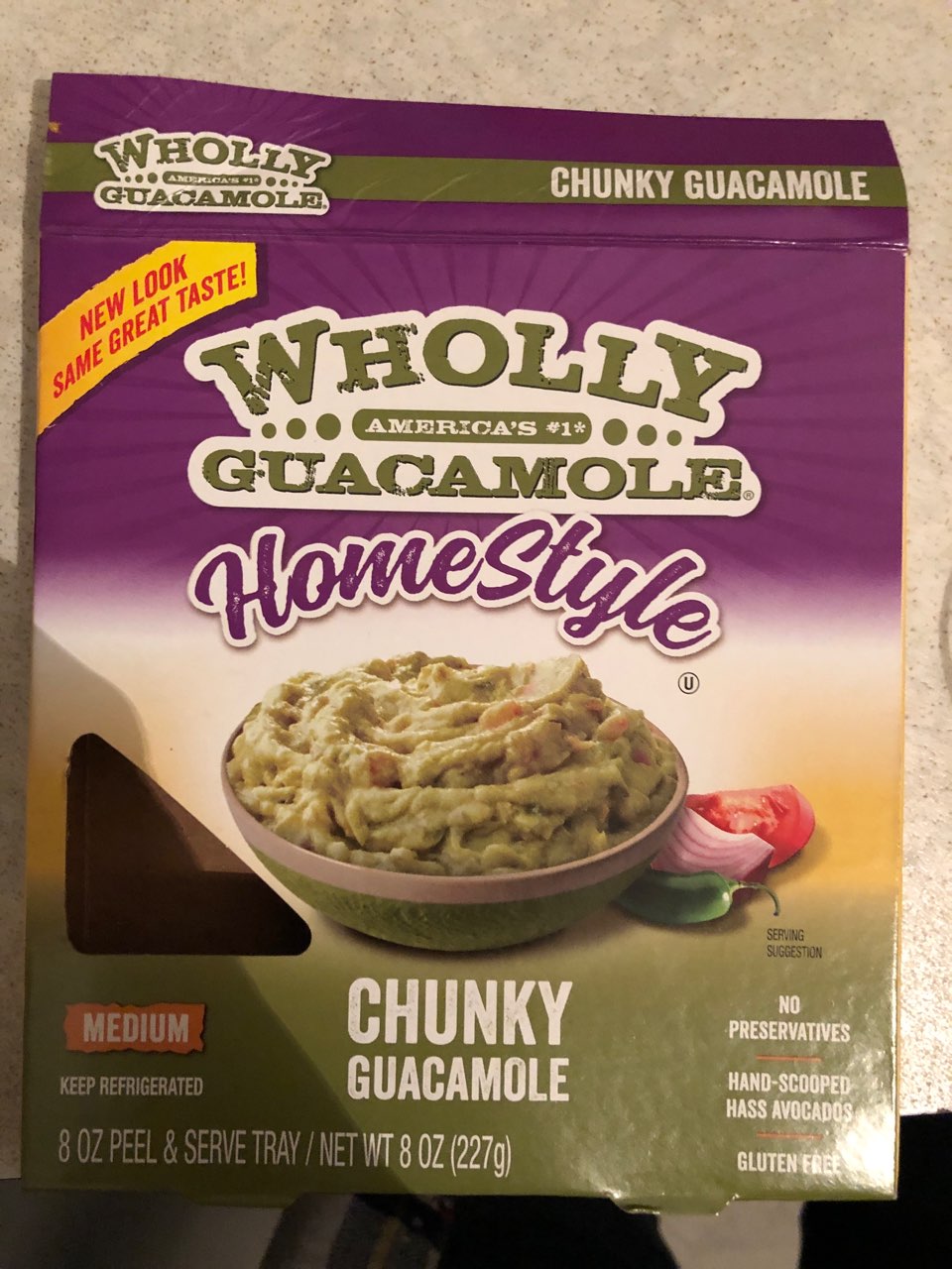 Wholly Guacamole Homestyle Guacamole Calories, Nutrition Analysis