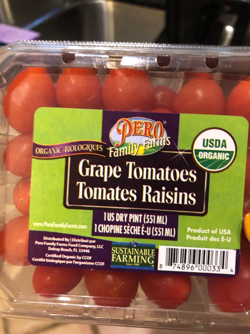 Nature's Promise Grape Tomatoes, Organic Calories, Nutrition Analysis