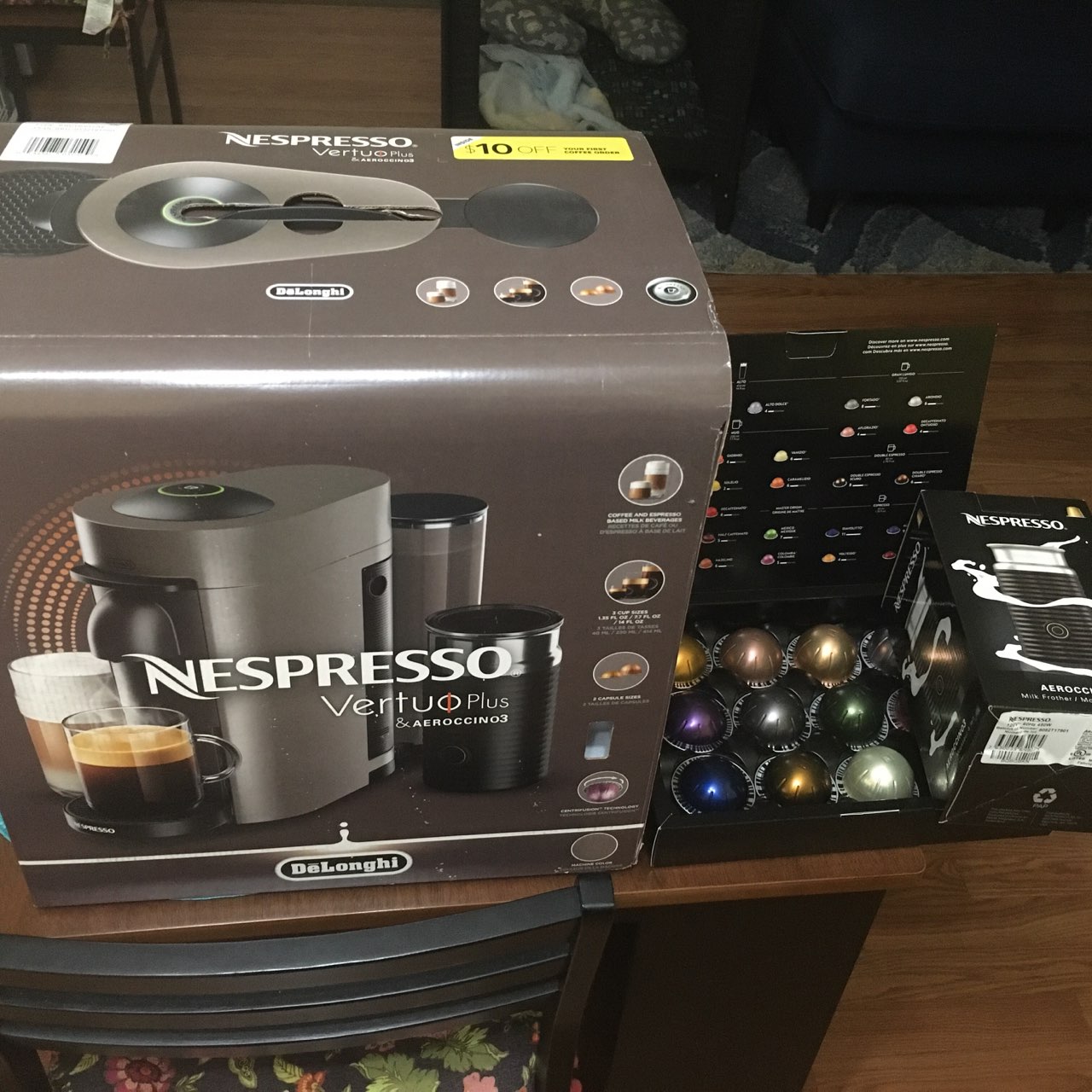 Turned a year older today 🤦‍♀️ My bf got me a Nespresso machine to