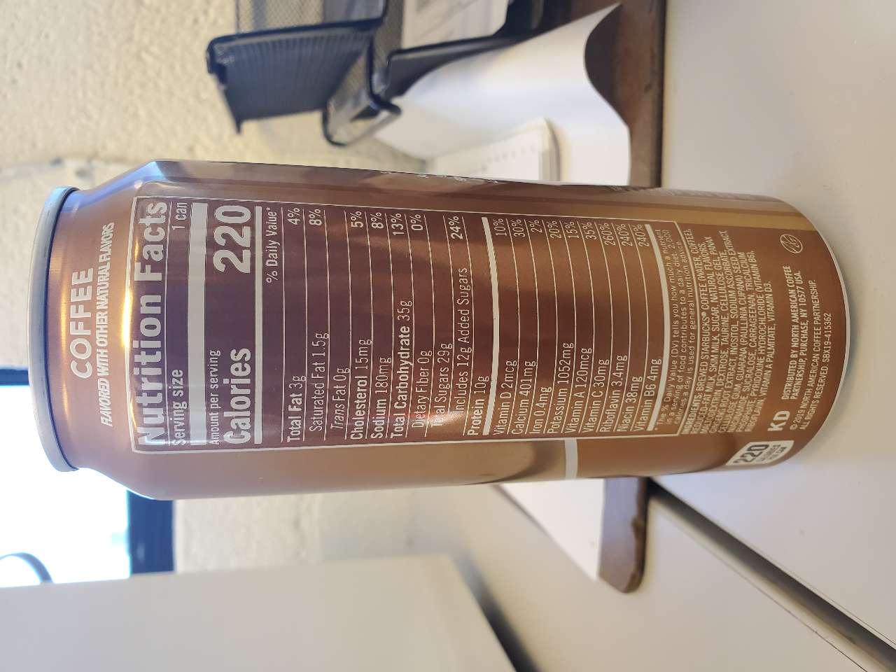 Starbuck's Coffee Drink, Energy + Coffee, Coffee Calories, Nutrition Analysis & More Fooducate