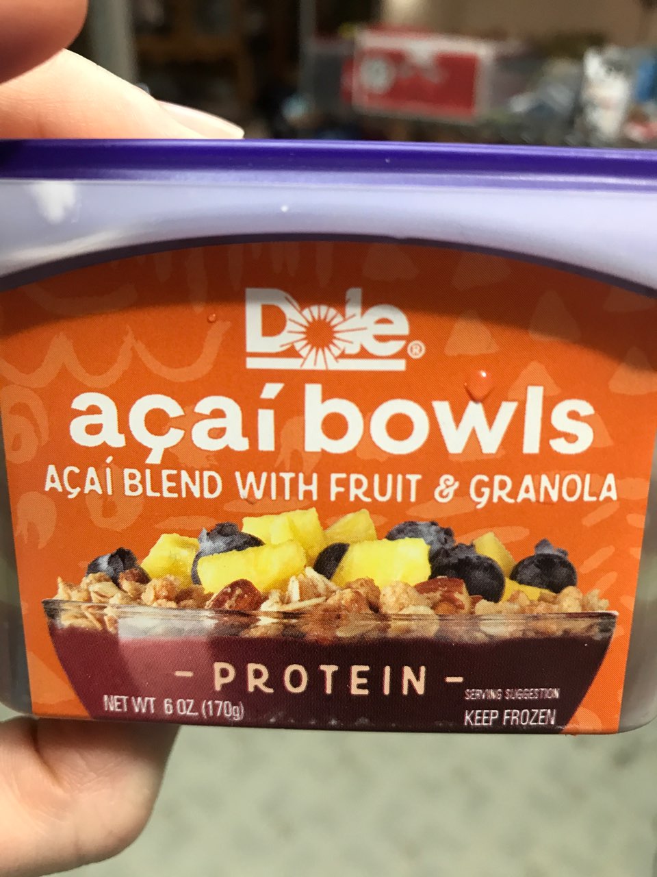 Dole Acai Bowls, Protein Calories, Nutrition Analysis & More Fooducate