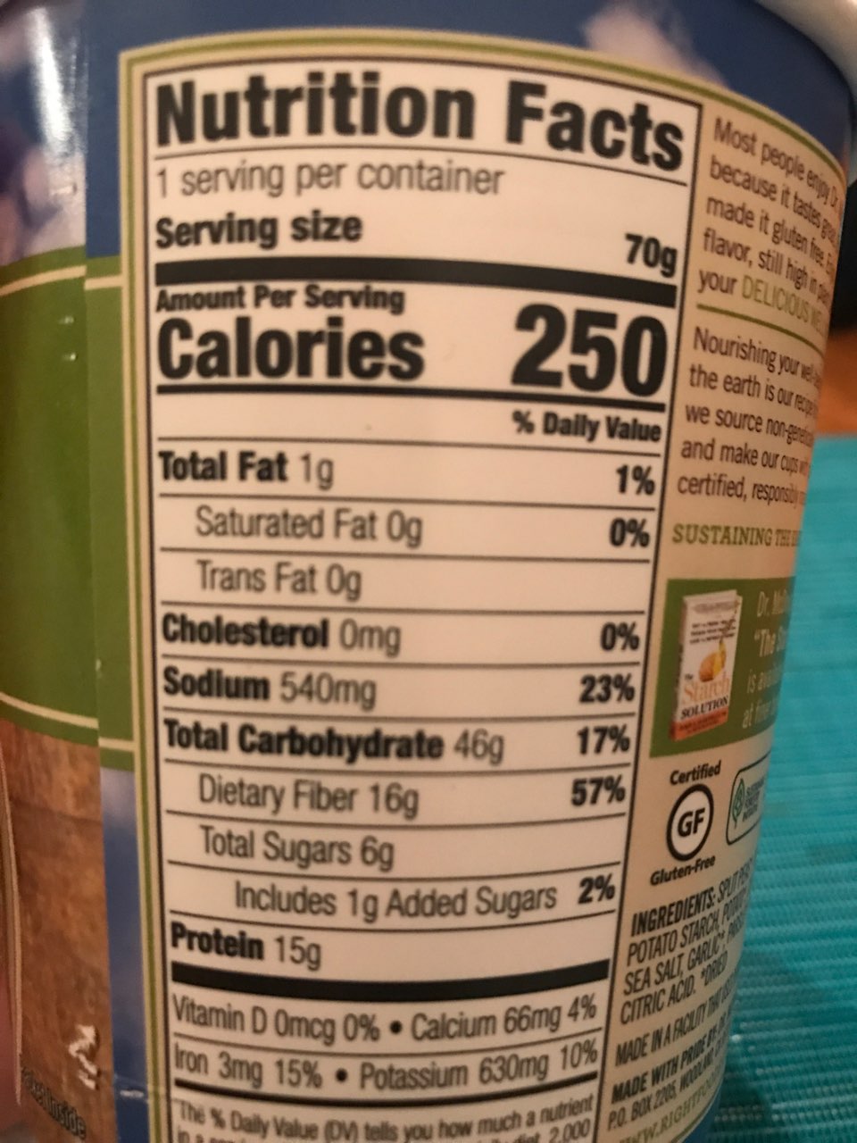 Dr. McDougall's Right Foods Right Foods, Split Pea & Barley Soup