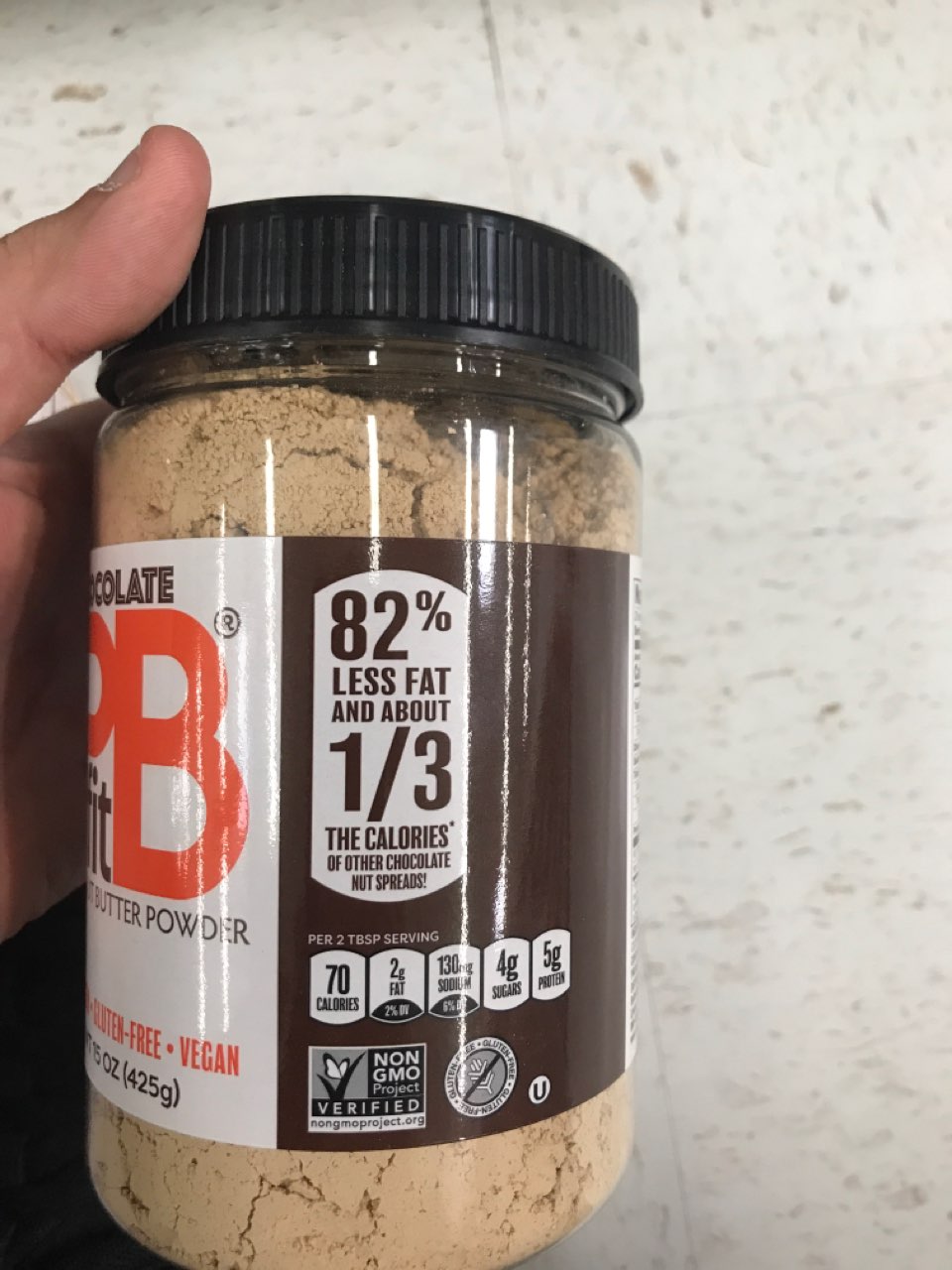 PBfit Peanut Butter Powder, Chocolate Calories, Nutrition Analysis