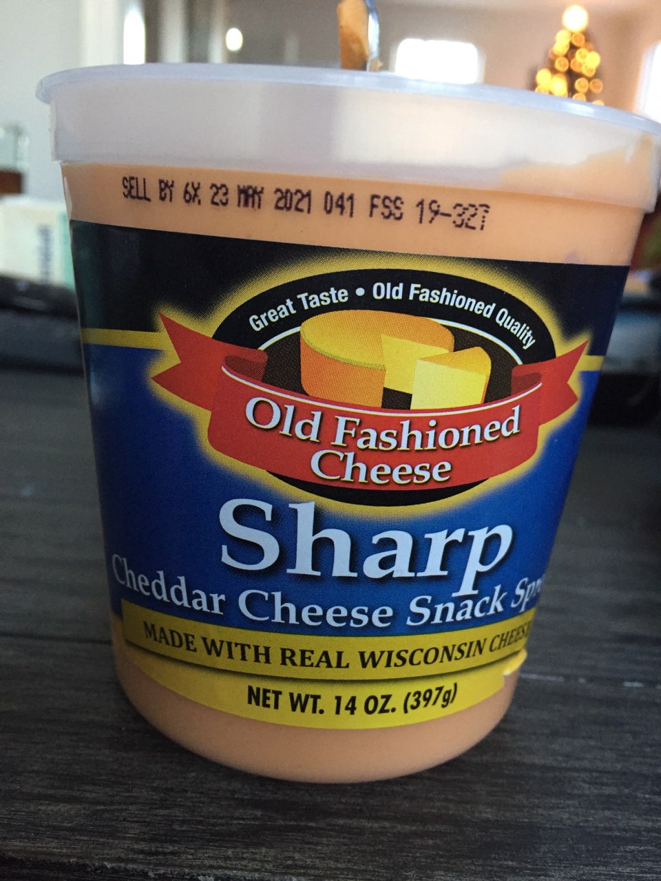 Old Fashioned Cheese Sharp, Cheddar Cheese Snack Spread Calories