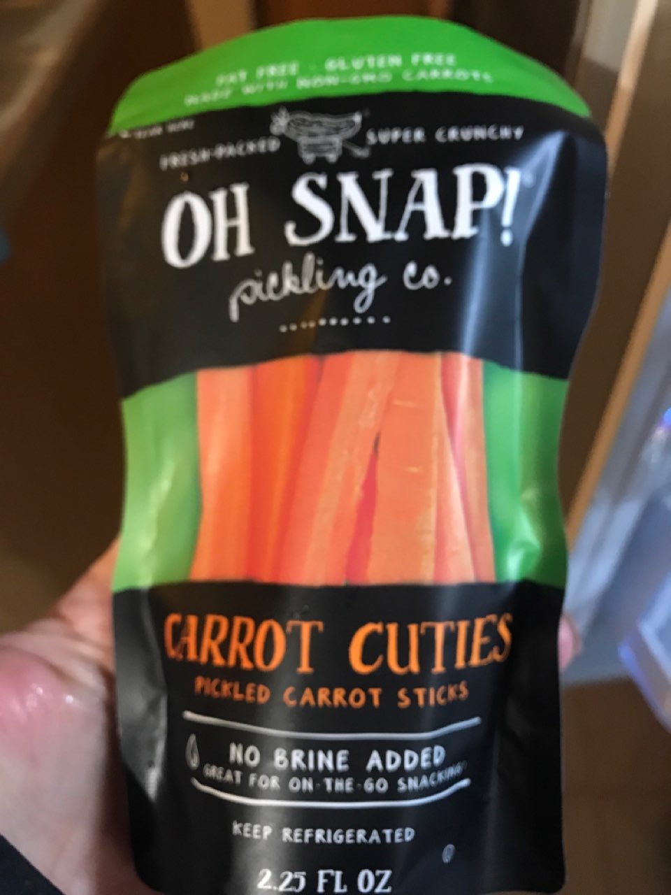 Oh Snap! Pickling Co Carrot Cuties Pickled Carrot Sticks Calories